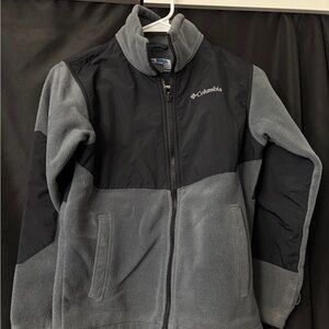 Columbia Kids Black and Gray Puffer Jacket - L